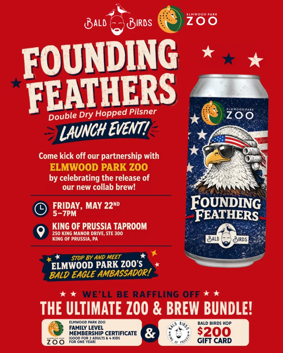 Bald Birds x Elmwood Park Zoo - Founding Feathers Launch Party